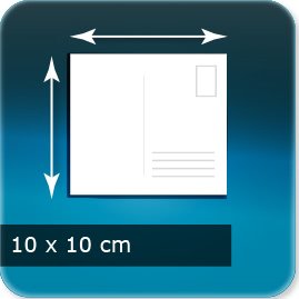 Carte postale insti 100x100mm