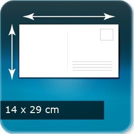 Carte postale insti 290x140mm