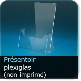 Présentoir  transparent