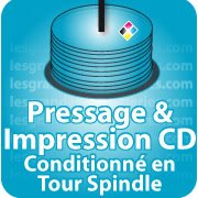 Fabricant pressage tour spindle dvd Pressage de CD livré sous Spindle