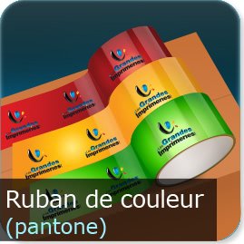 Ruban adhésif commerciales Ruban en couleur pantone