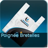Sac Plastique poignée Bretelles