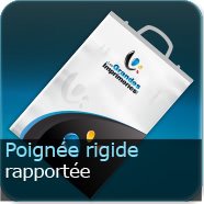 Sac Plastique poignée rigide Rapportée