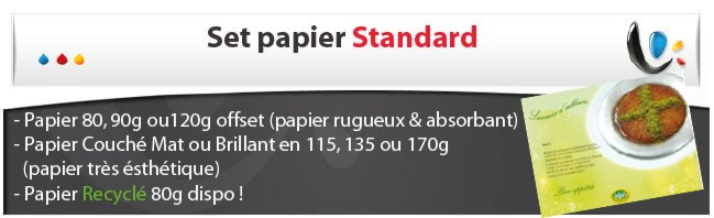 Set en papier STANDARD