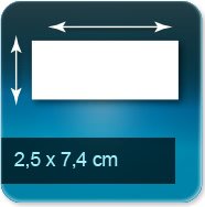 74x25mm