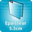 Epaisseur 5,5 cm